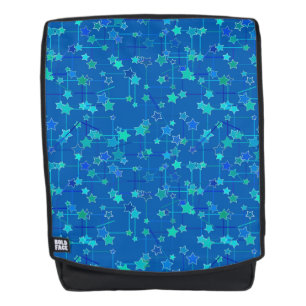 Abstract Constellation of Stars, Cobalt Blue Backpack