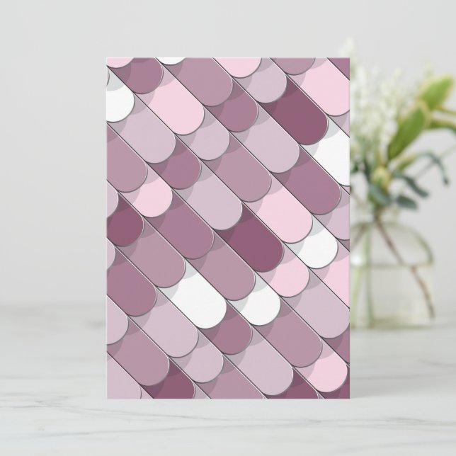 Abstract Construction (tiles) 2 Thank You Card (Standing Front)
