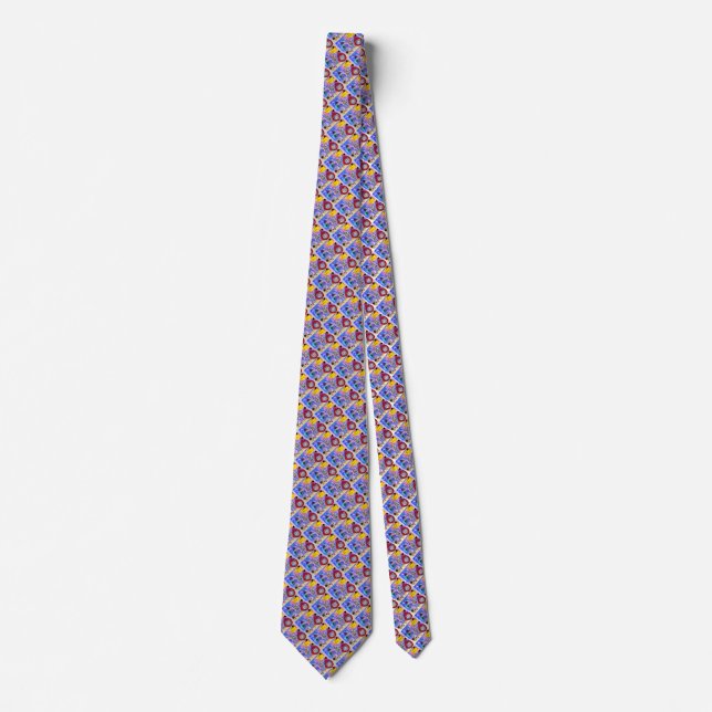 Abstract Contemporary Art Tie (Front)