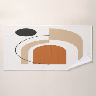 Abstract Contemporary Bath Towel