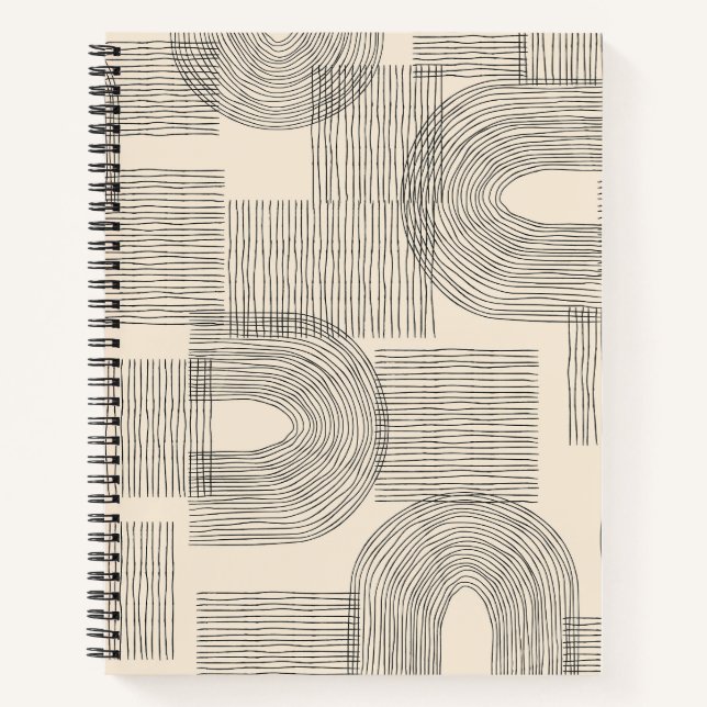 Abstract Contemporary Notebook (Front)