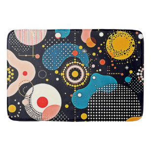 Abstract Cosmic Dance Bath Mat