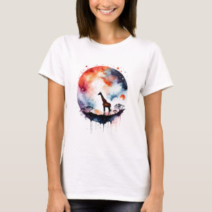 Abstract Cosmic Giraffe T-Shirt