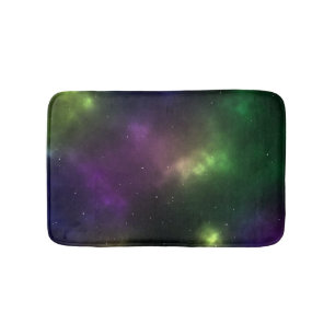 Abstract Cosmic Space Constellations Design Bath Mat