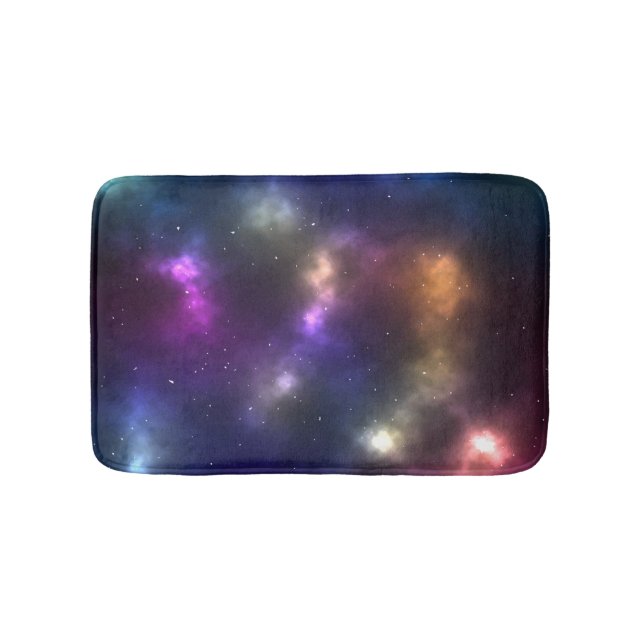 Abstract Cosmic Space Constellations Design Bath Mat (Front)