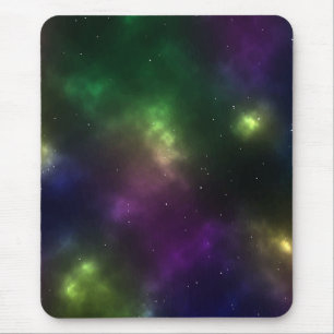 Abstract Cosmic Space Constellations Design Mouse Pad