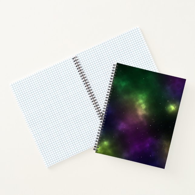 Abstract Cosmic Space Constellations Design Notebook (Inside)