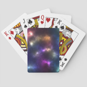 Abstract Cosmic Space Constellations Design Playing Cards
