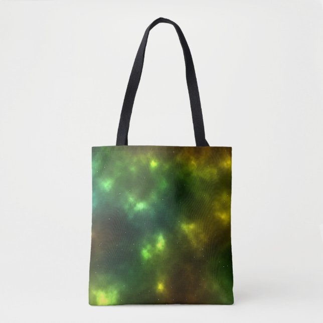 Abstract Cosmic Space Constellations Design Tote Bag (Front)