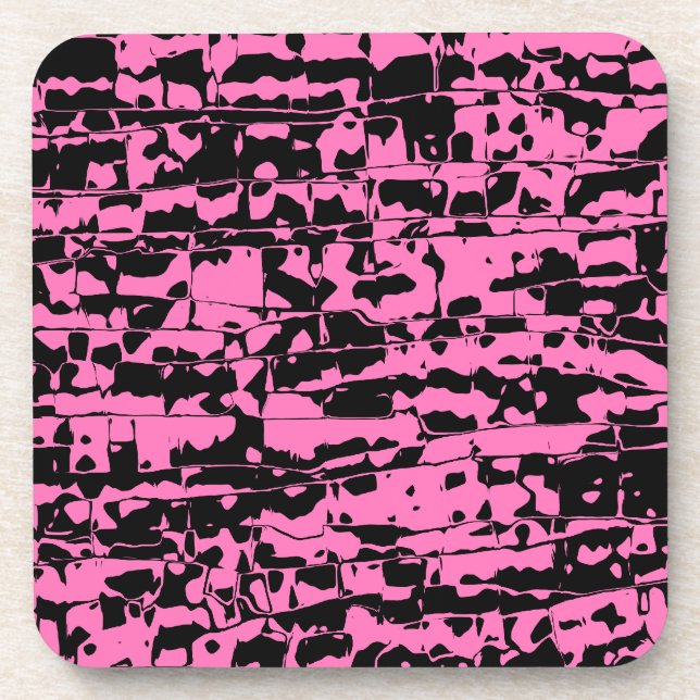 Abstract Crackle Coaster (Front)