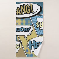 Abstract creative concept comic pop art style blan