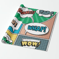 Abstract creative concept comic pop art style blan