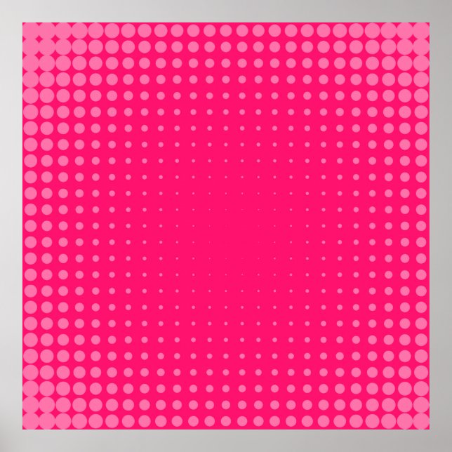 Abstract Creative concept comics pop art style bla Poster (Front)