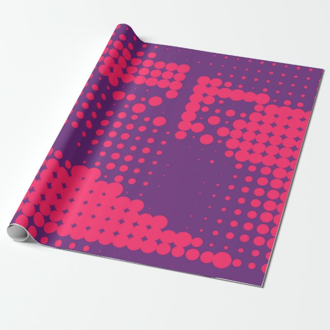 Abstract Creative concept comics pop art style bla Wrapping Paper (Unrolled)