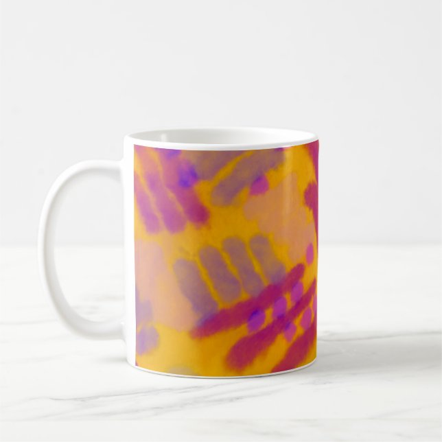 Abstract creative drawing. Autumn Colour backgroun Coffee Mug (Left)