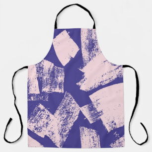 Abstract creative seamless pattern with brush stro apron