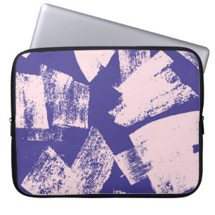 Abstract creative seamless pattern with brush stro laptop sleeve