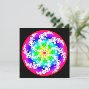 Abstract Crop Circle Card
