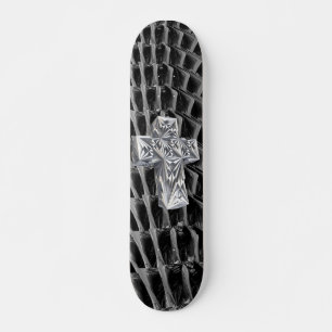 abstract cross skateboard