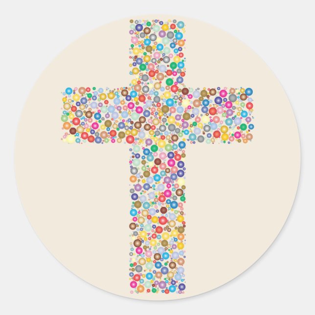 abstract cross stickers (Front)