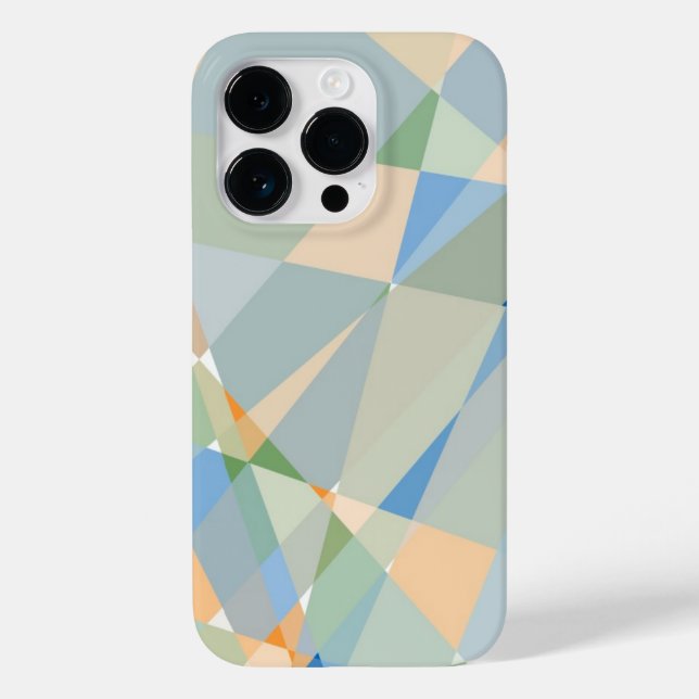 Abstract Cubism Mosaic Pattern Case-Mate iPhone Case (Back)
