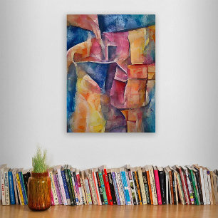 Abstract Cubism Series - One Canvas Print