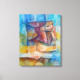 Abstract Cubism Series - Two Canvas Print