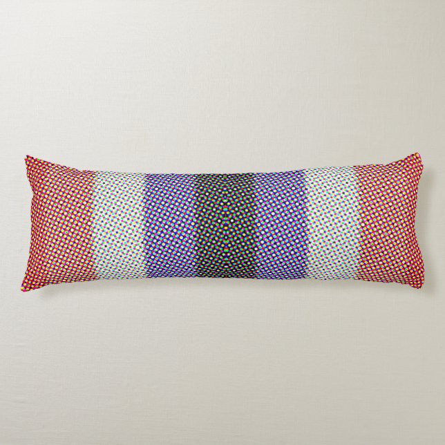 Abstract Cupioromantic Pride Flag  Body Cushion (Front)
