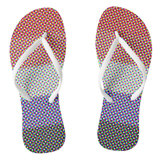Abstract Cupioromantic Pride Flag   Jandals (Footbed)