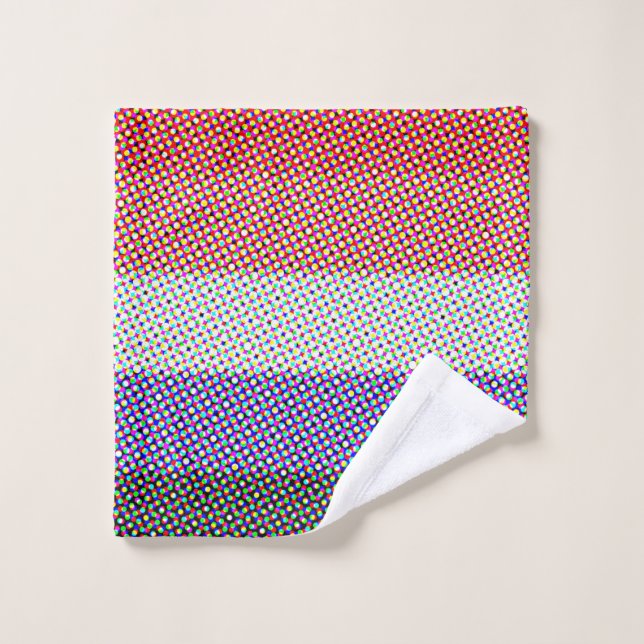 Abstract Cupioromantic Pride Flag  Wash Cloth (Wash Cloth)