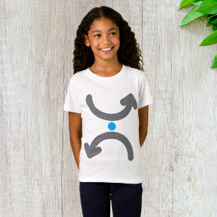 Abstract Curved Arrows Exchange Symbolic Flow T-Shirt