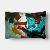 Abstract Cut Sew Bag,Abstract blue bag,Plastic art