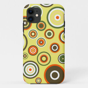 Abstract Cute Circles Pattern   Colourful Vintage Case-Mate iPhone Case