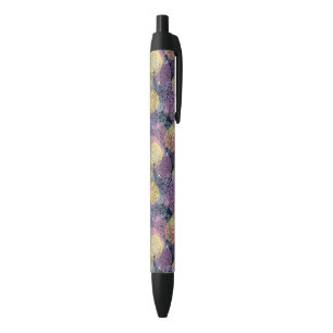 Abstract Cute Polka Dot Circle Black Ink Pen