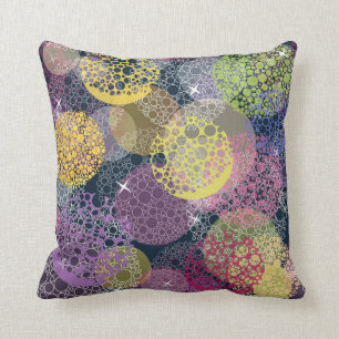 Abstract Cute Polka Dot Circle Cushion