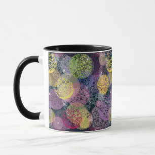 Abstract Cute Polka Dot Circle Mug