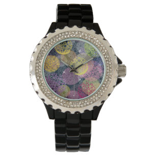 Abstract Cute Polka Dot Circle Watch
