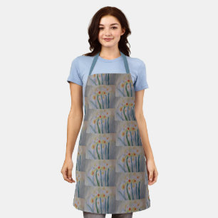 Abstract Daffodils Apron