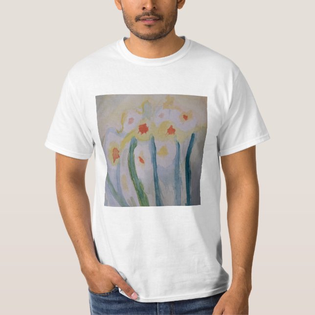 Abstract Daffodils  T-Shirt (Front)