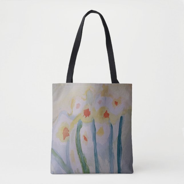Abstract Daffodils Tote Bag (Front)