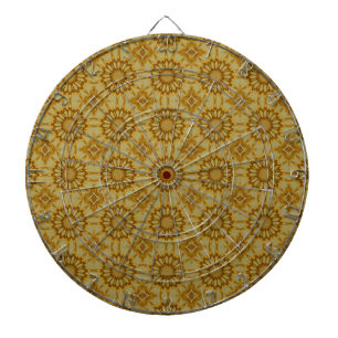 Abstract Daisies #2 Dartboard