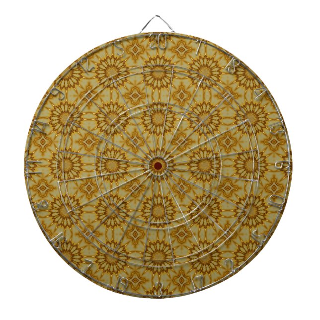Abstract Daisies #2 Dartboard (Front)