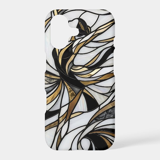Abstract Dancer Gold Motion iPhone Cases (Back)