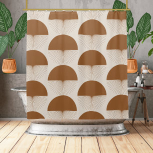 Abstract Dandelion Boho Duschvorhang Shower Curtain