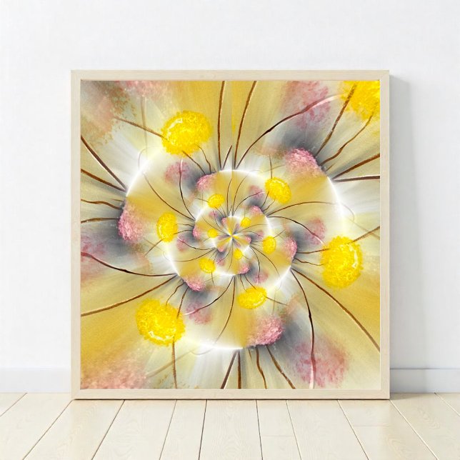 Abstract dandelions poster (Creator Uploaded)