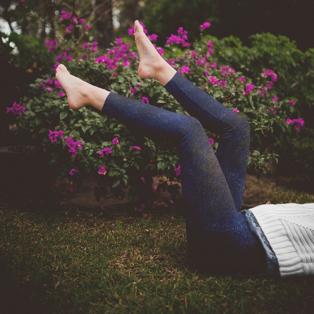 Abstract Dark blue Leggings (Creator Uploaded)