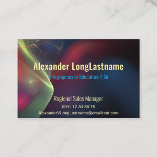 Abstract dark corporate business card