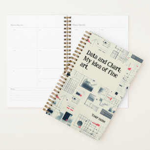 Abstract Data Visualization Custom Planner