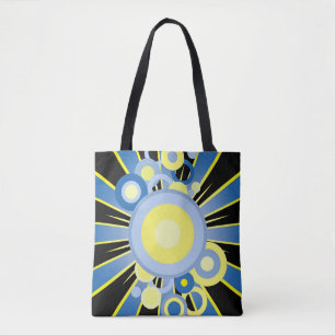 Abstract decoration tote bag