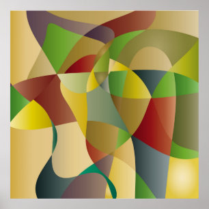 Abstract decorative colorful backgroundabstract,ab poster